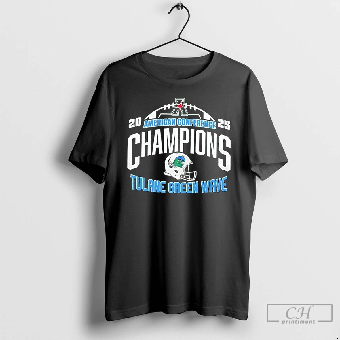 Classic Tulane Green Wave 2025 Aac Football Champions Limited Edition