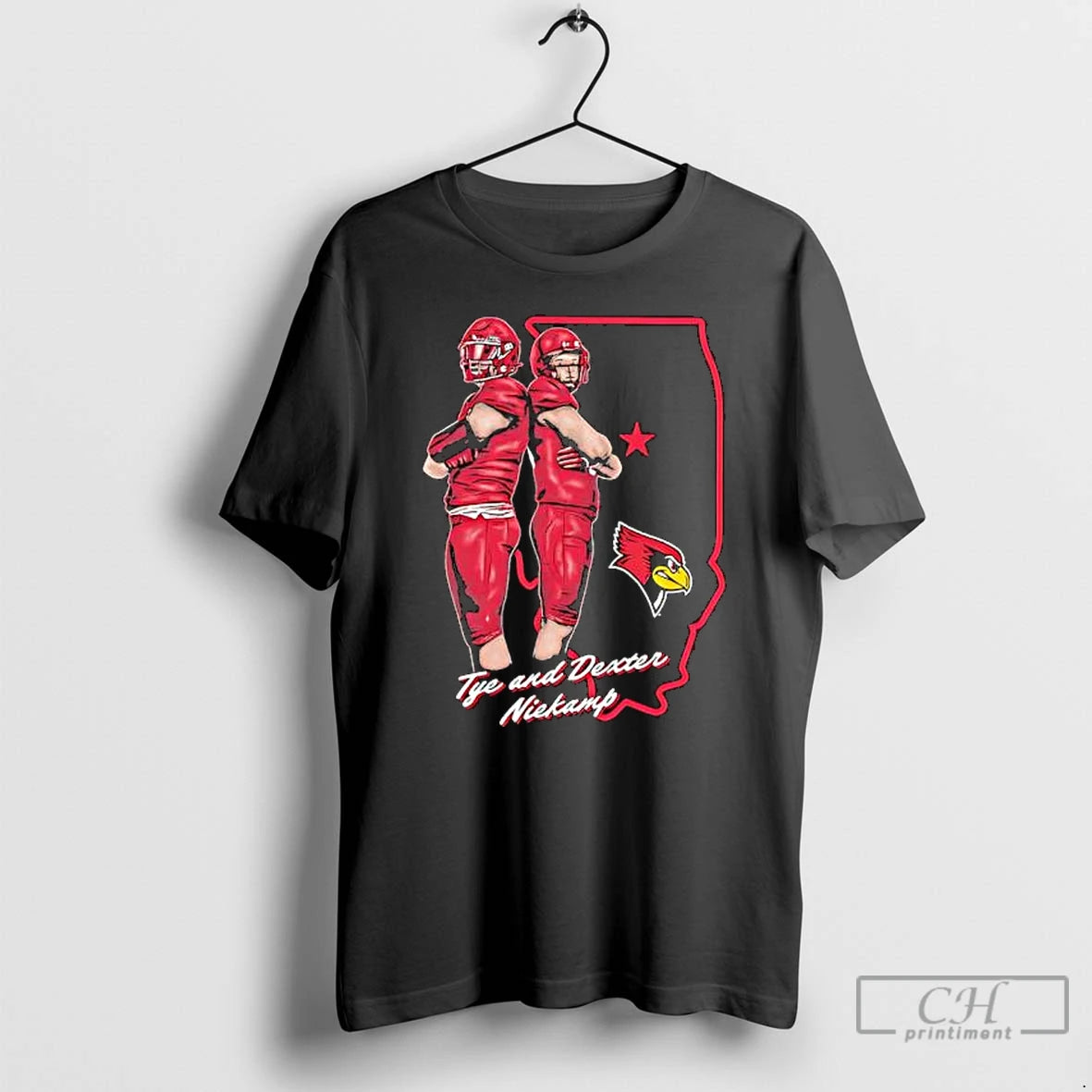 Classic Tye And Dexter Niekamp Louisville Cardinals Two Football Players