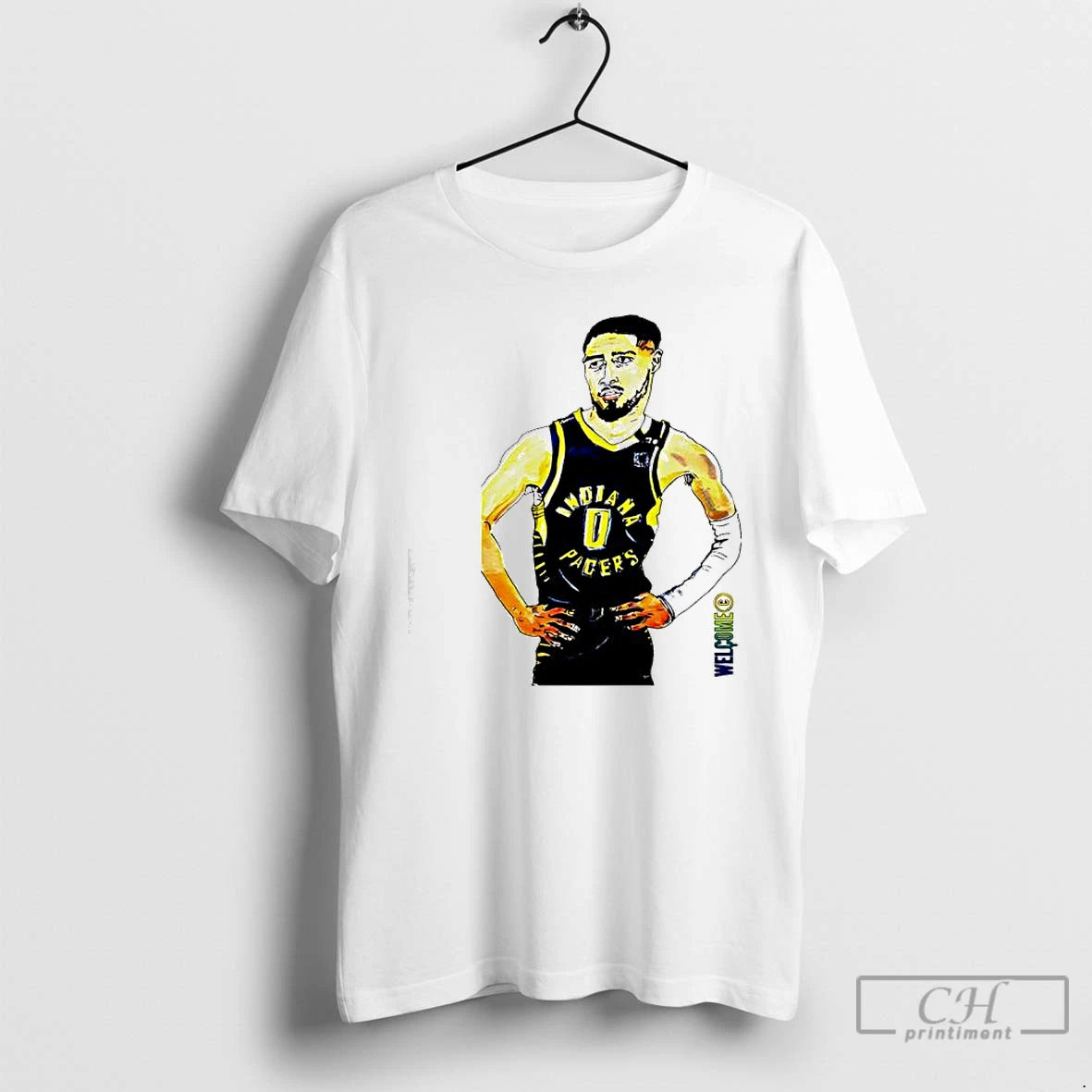 Classic Tyrese Haliburton Indiana Pacers Basketball Player Wall