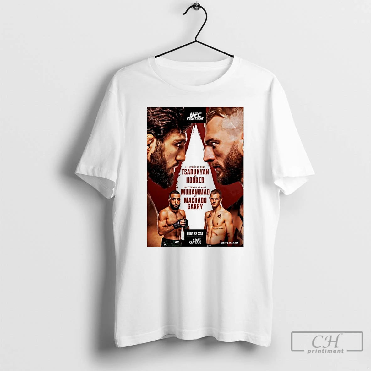 Classic Ufc Fight Night Tsarukyan Vs Hooker Autographed Event