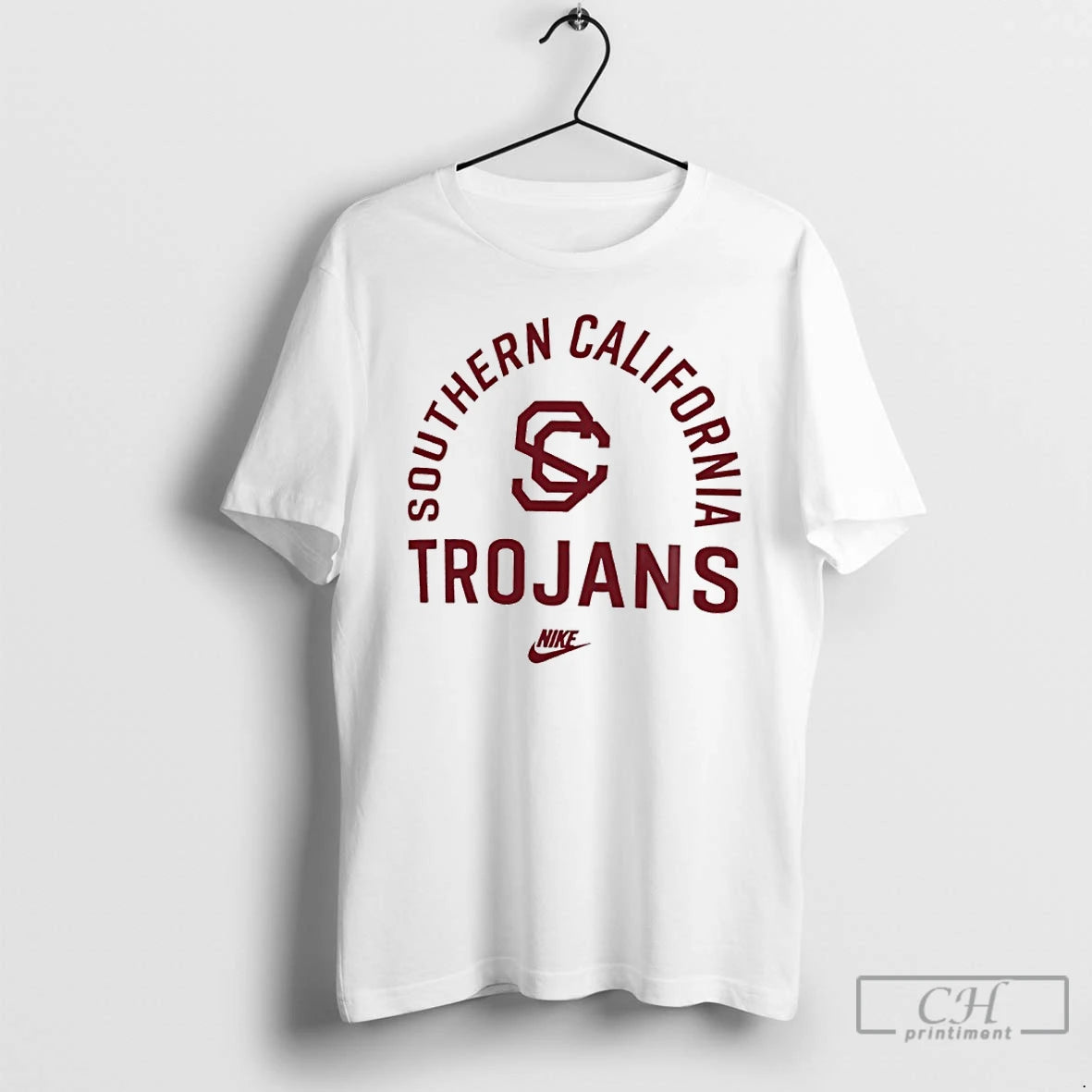 Classic Usc Trojans Cardinal Legacy Arched Logo