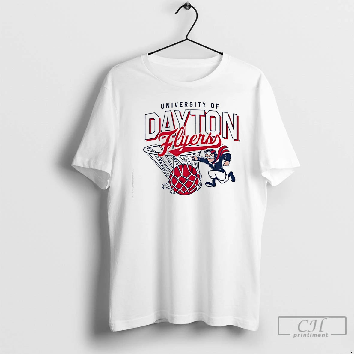 Classic University Of Dayton Flyers Basketball Hoop