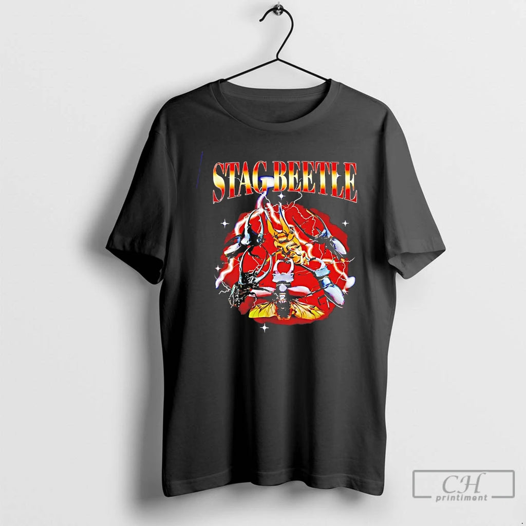 Classic Vintage Distressed Stag Beetle