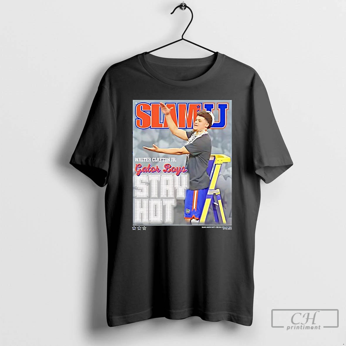 Classic Walter Clayton Jr Slam Florida Gators Charcoa Utah Jazz Stay Hot T Shirts Sweater