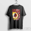 Classic Washington Redskins Football X American Flag