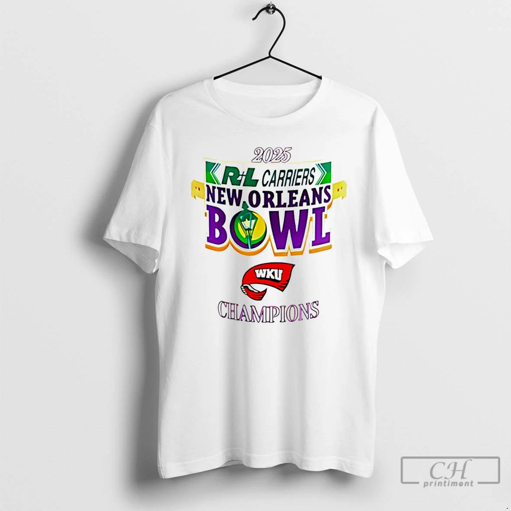 Classic Western Kentucky 2025 New Orleans Bowl Champions Logo