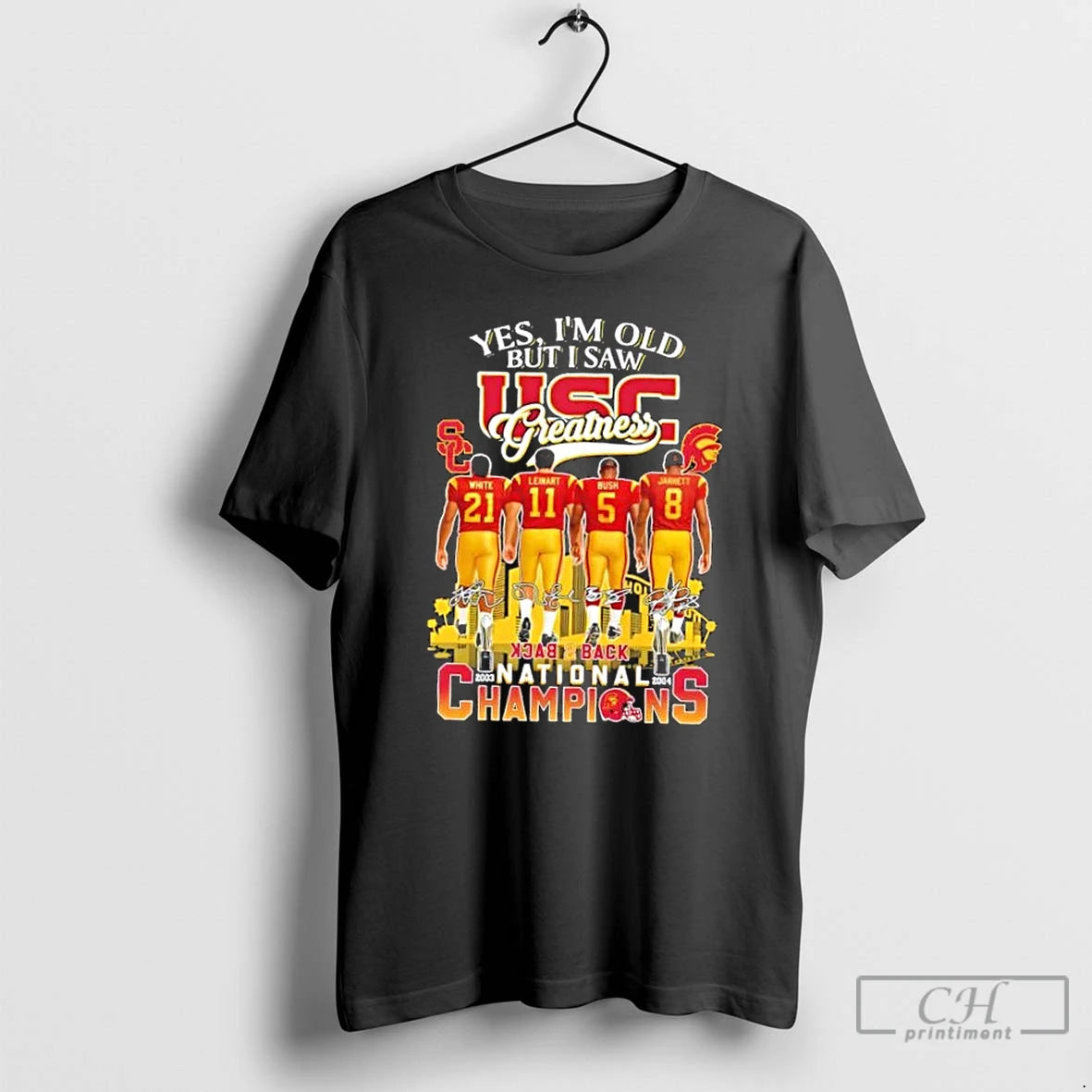 Classic White Leinart Bush Jarrett Back 2 Back National Champions Yes Im Old But