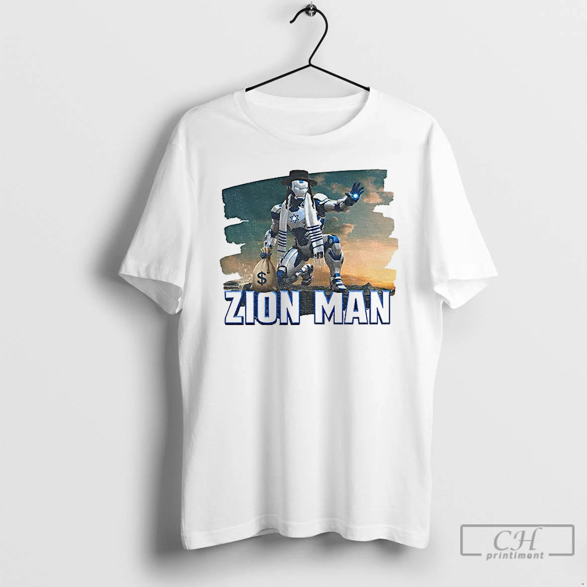 Classic Zion Man Iron Man Jewish Parody