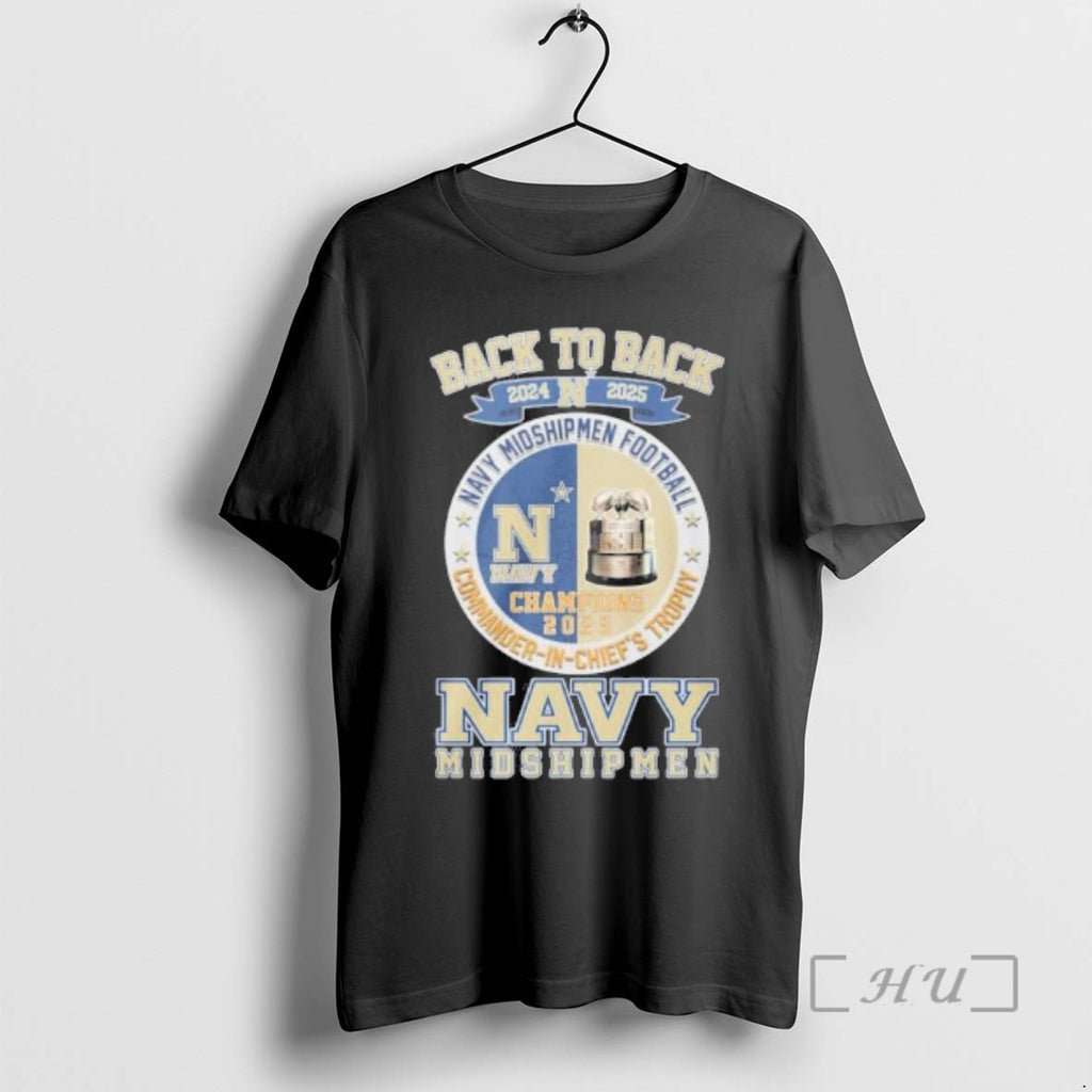 New Back To Back Navy Midshipmen Commander In Chiefs Trophy Champions Premium T Shirts Sweater