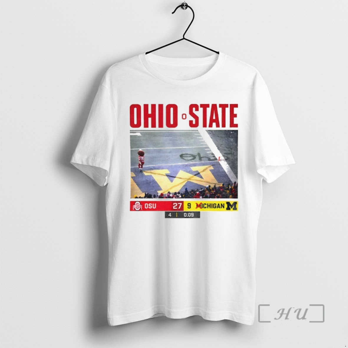 New Brutus Ohio State Snow Fan Brutus Vs Michigan Game Day Erase The M Premium
