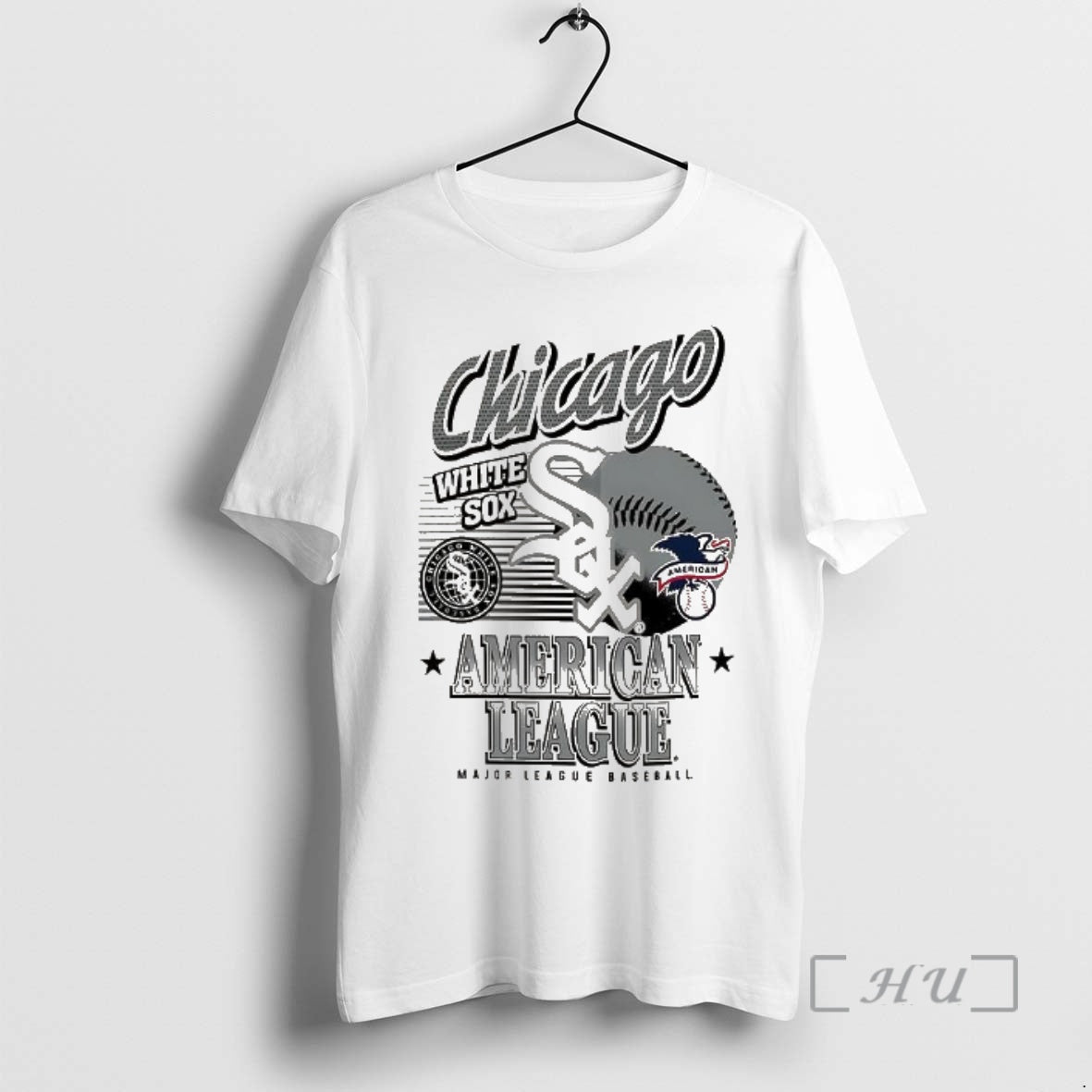 New Chicago White Sox Mlb American National League Logo Ball Retro Premium T Shirts Sweater