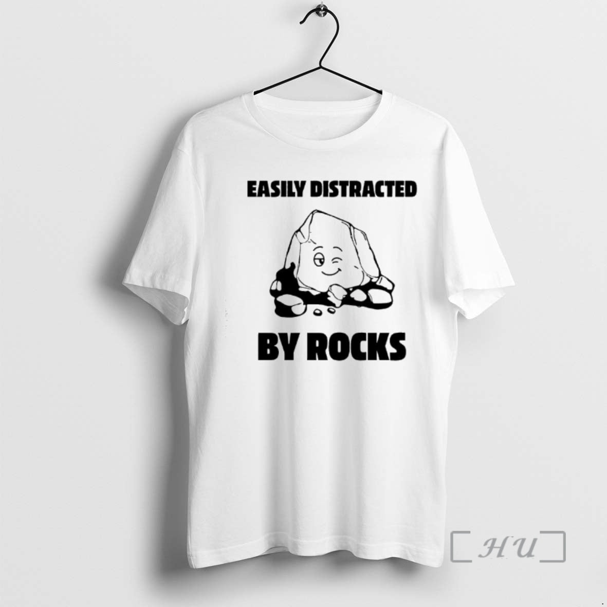 New Easily Distracted By Rocks Graphic