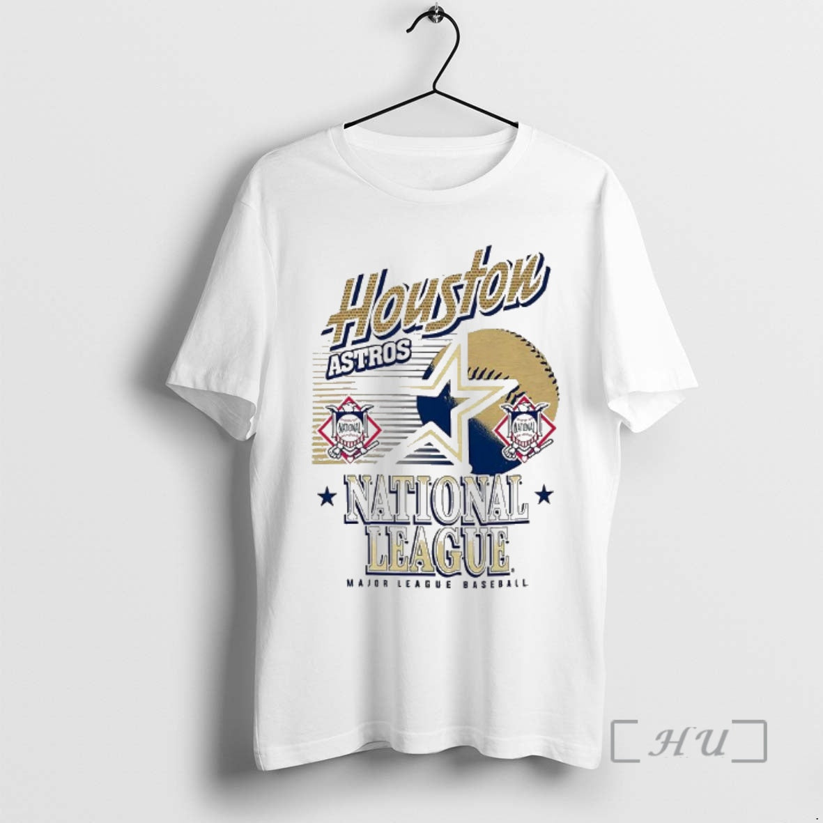 New Houston Astro Mlb American National League Logo Ball Retro