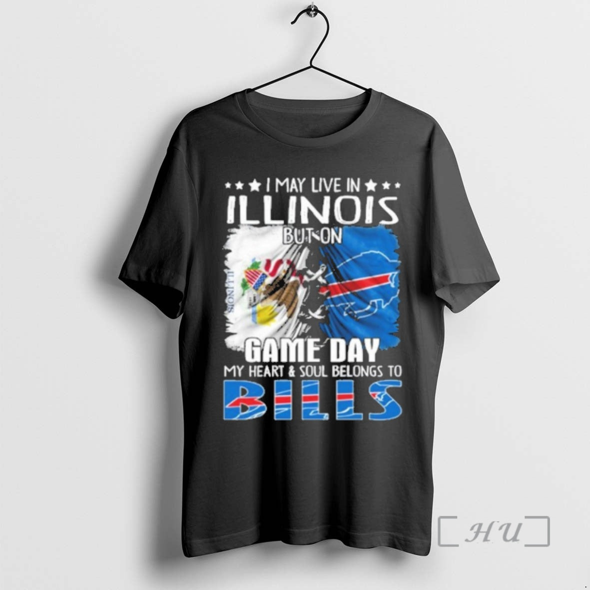 New I May Live In Illinois But On Gameday My Heart And Soul Belongs To