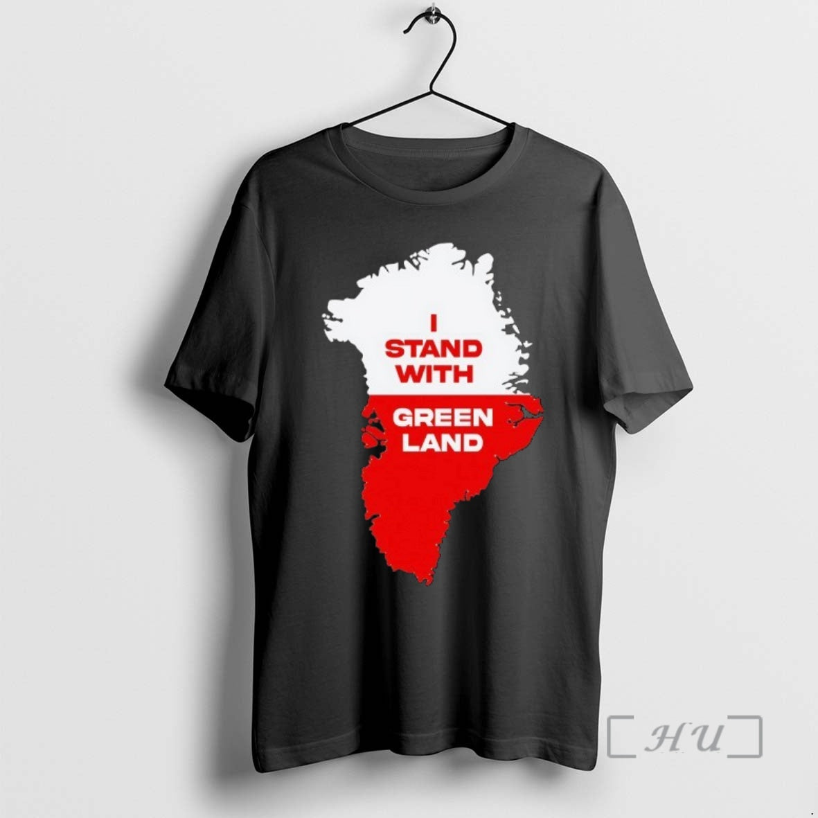 New I Stand With Greenland State Flag