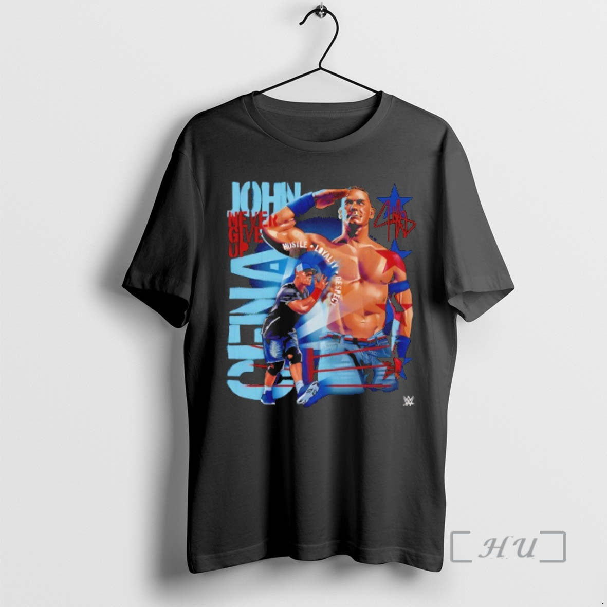 New John Cena Never Give Up Salute Signature