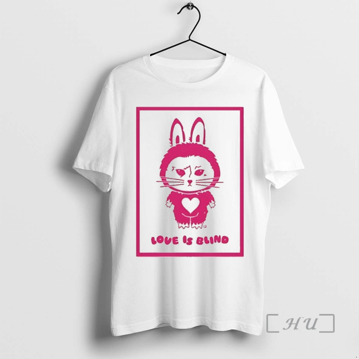 New Labubu Love Is Blind Greeting Card