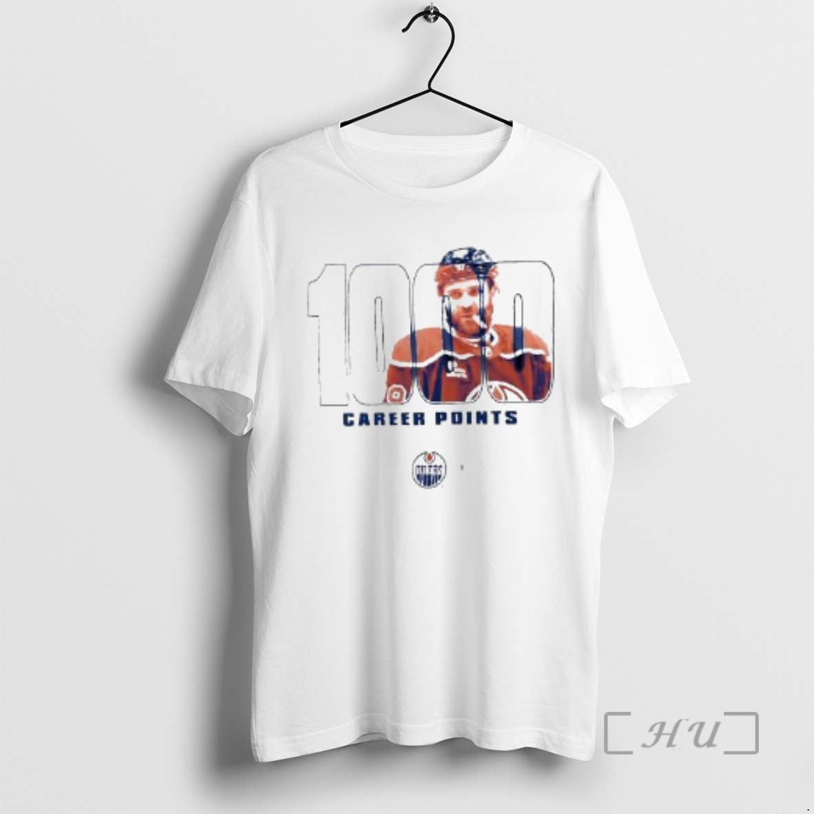 New Leon Draisaitl Edmonton Oilers 1000 Career Points Legacy Circle White Premium T Shirts Sweater