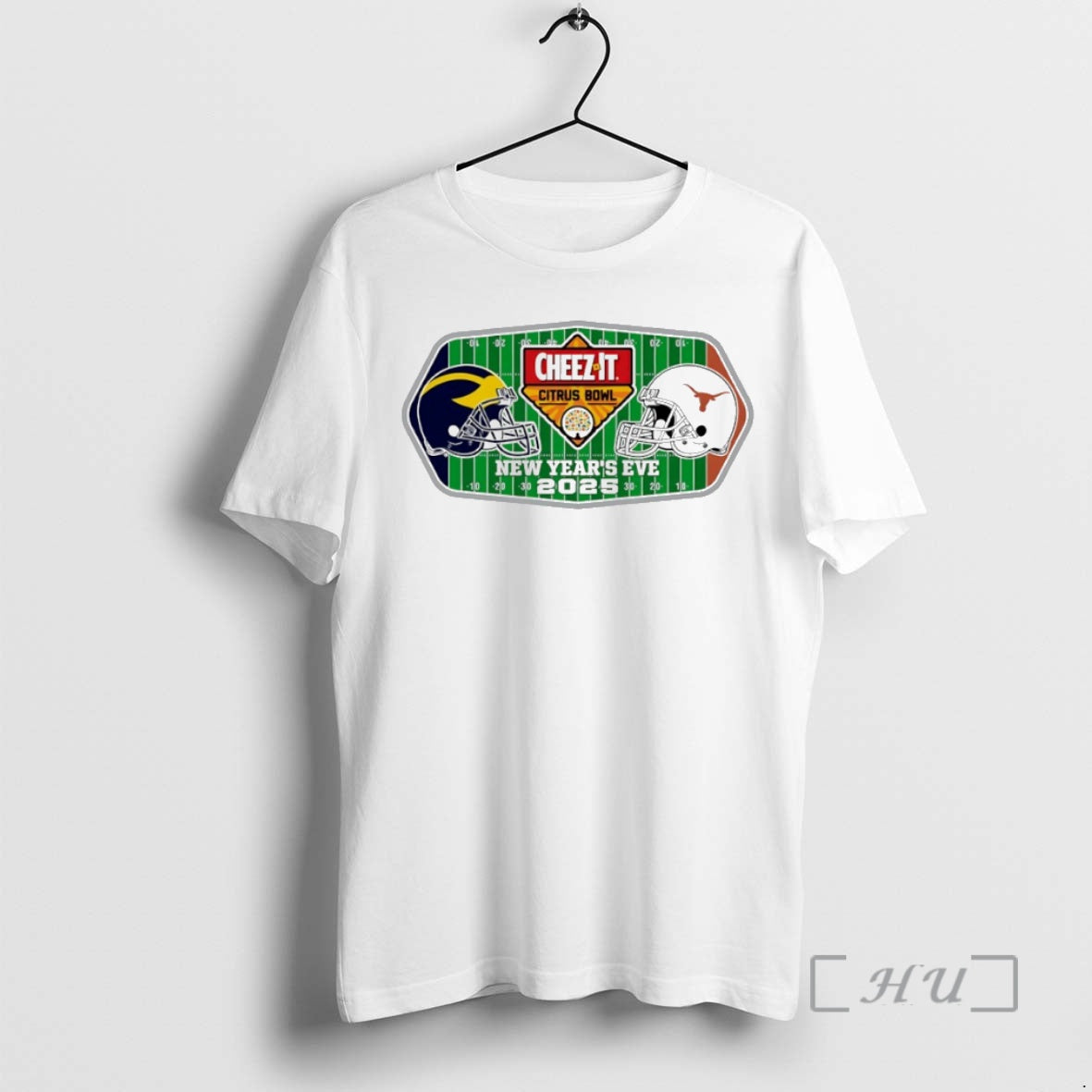 New Michigan Wolverines Vs Texas Longhorns New Years Eve 2025 Citrus Bowl 2 Team Logo