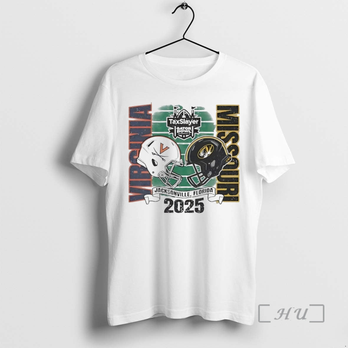 New Missouri Tigers Vs Virginia Cavaliers 2025 Gator Bowl Helmet Circle Premium T Shirts Sweater