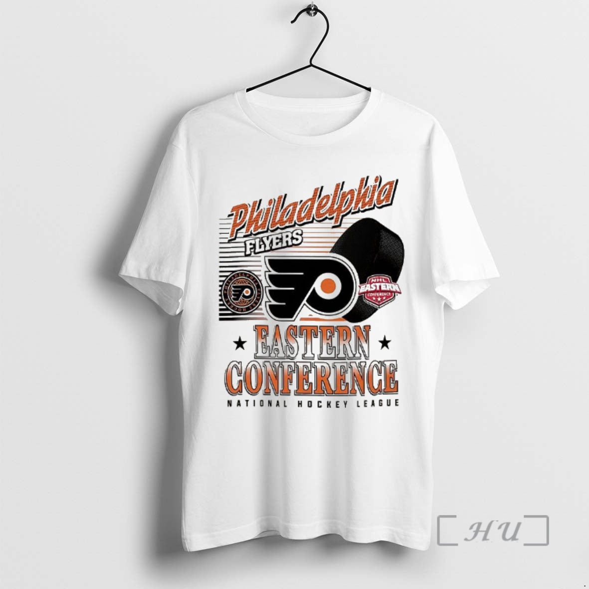 New Philadelphia Flyers Nhl Eastern Conference Logo And Ball