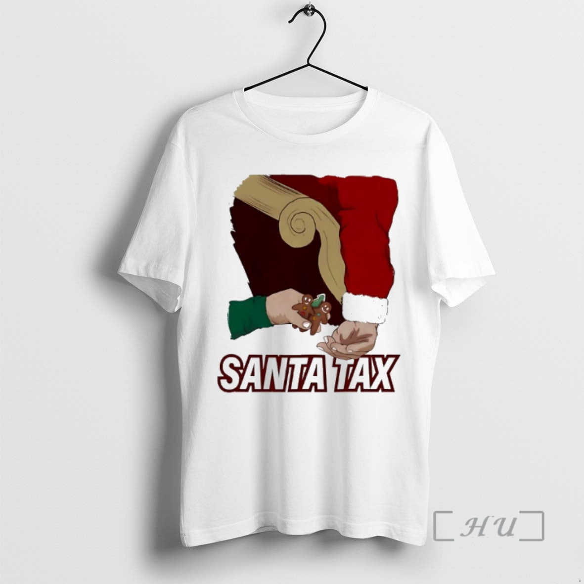 New Santa Tax Gingerbread Cookie