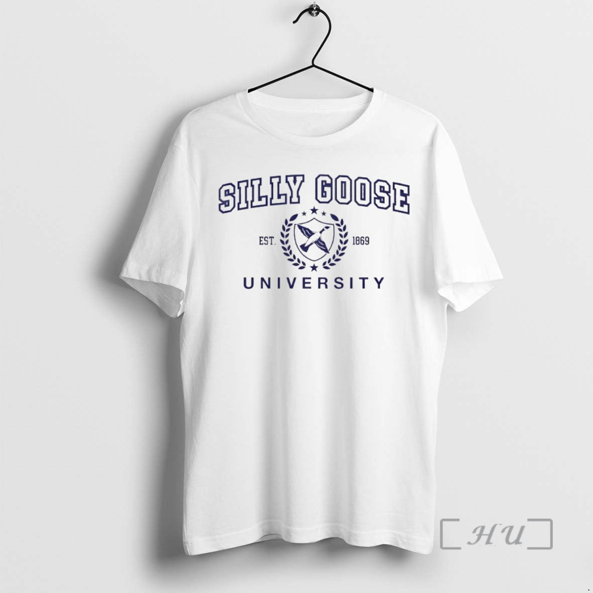 New Silly Goose University Est 1869 Logo Circle