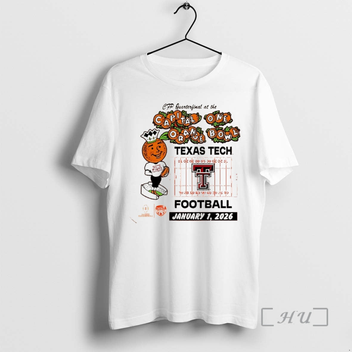 New Texas Tech Red Raiders 2025 Orange Bowl Mascot Christmas