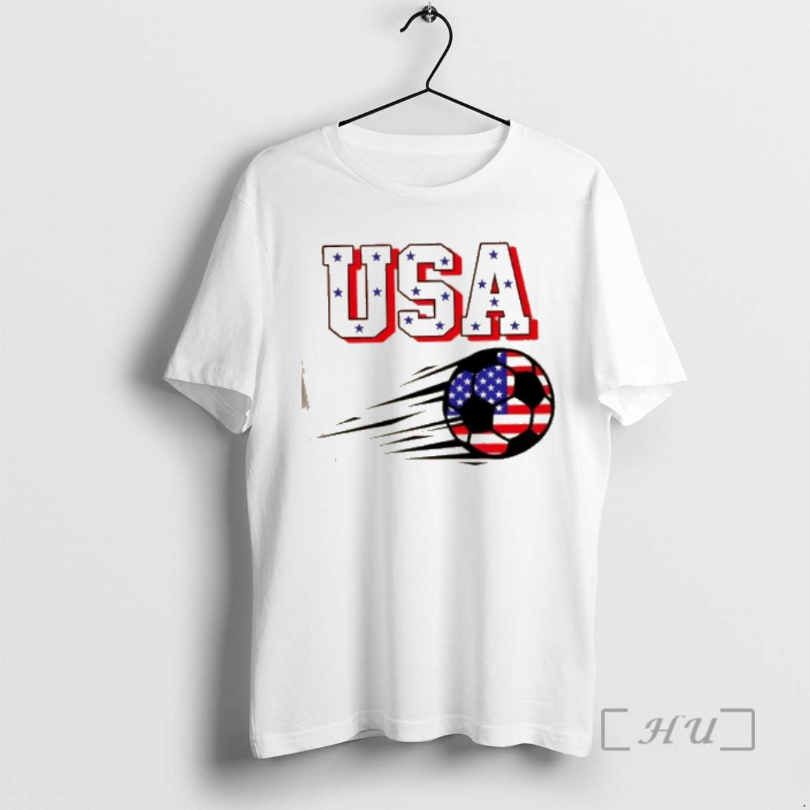 New Usa Soccer Fan America Flag