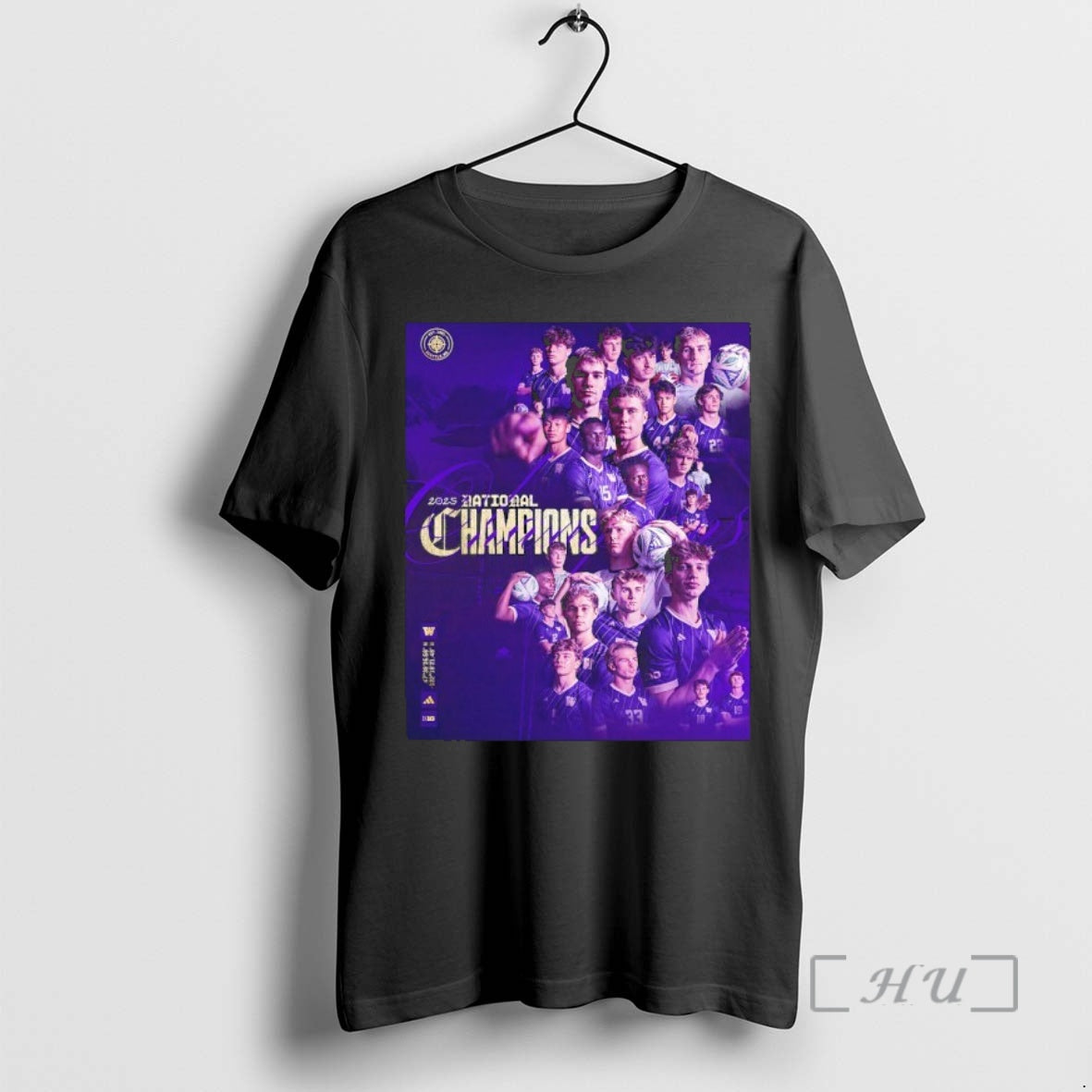 New Washington Huskies 2025 Mens Soccer National Champions Graphic