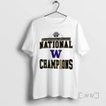 New Washington Huskies 2025 Ncaa Di Mens Soccer Season National Champions Ornaments Premium T Shirts