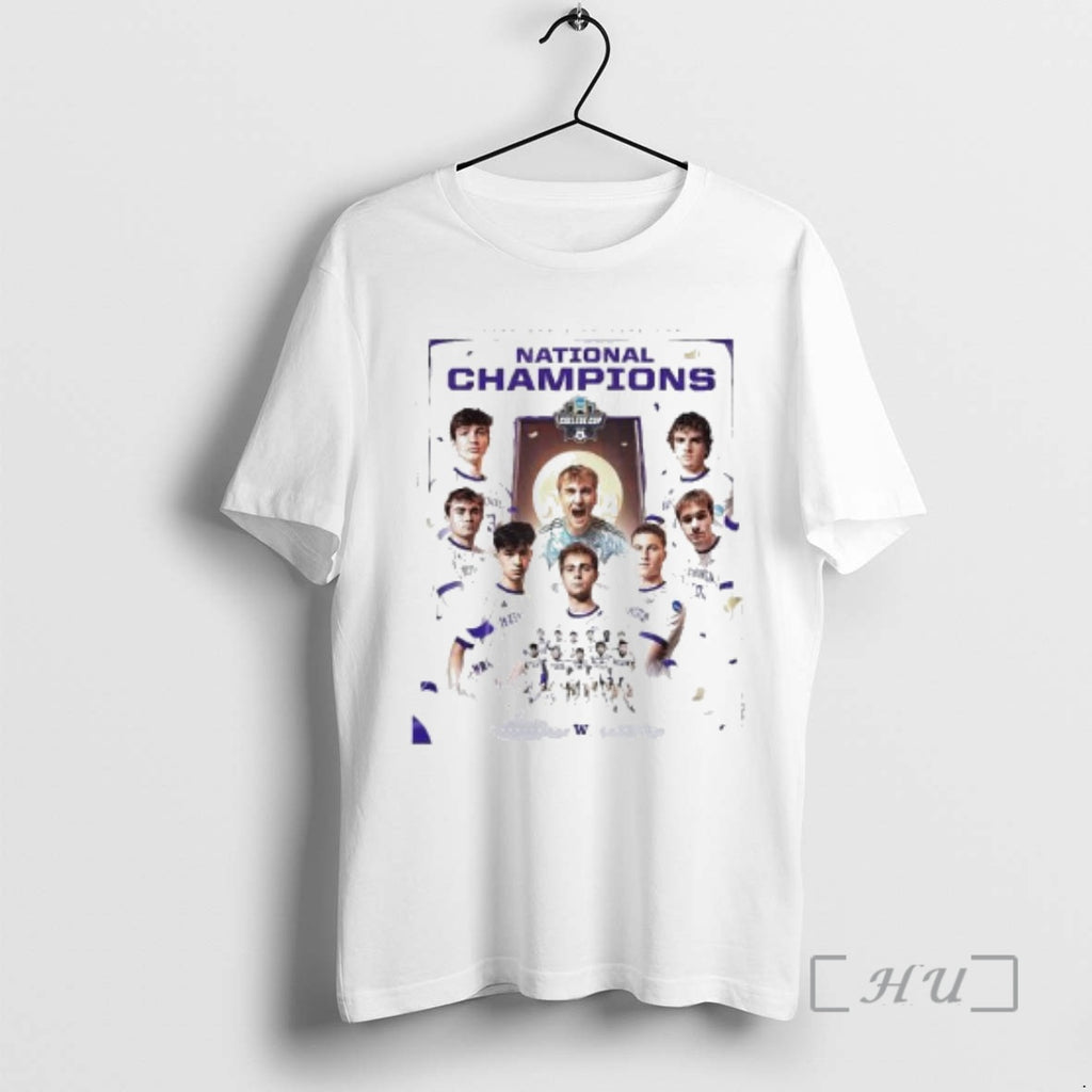 New Washington Huskies Soccer Are National Champions 2025 Men College Cup Ncaa Circle White Premium