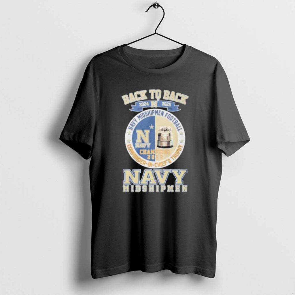 Official Back To Back Navy Midshipmen Commander In Chiefs Trophy Champions