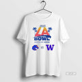 Official Boise State Broncos Vs Washington Huskies 2025 La Bowl Matchup Mens White
