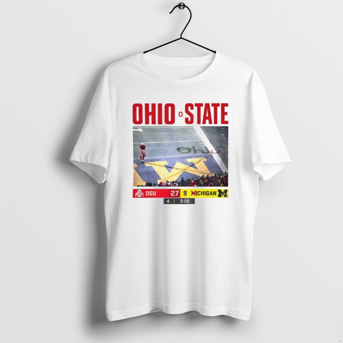 Official Brutus Ohio State Snow Fan Brutus Vs Michigan Game Day Erase The M
