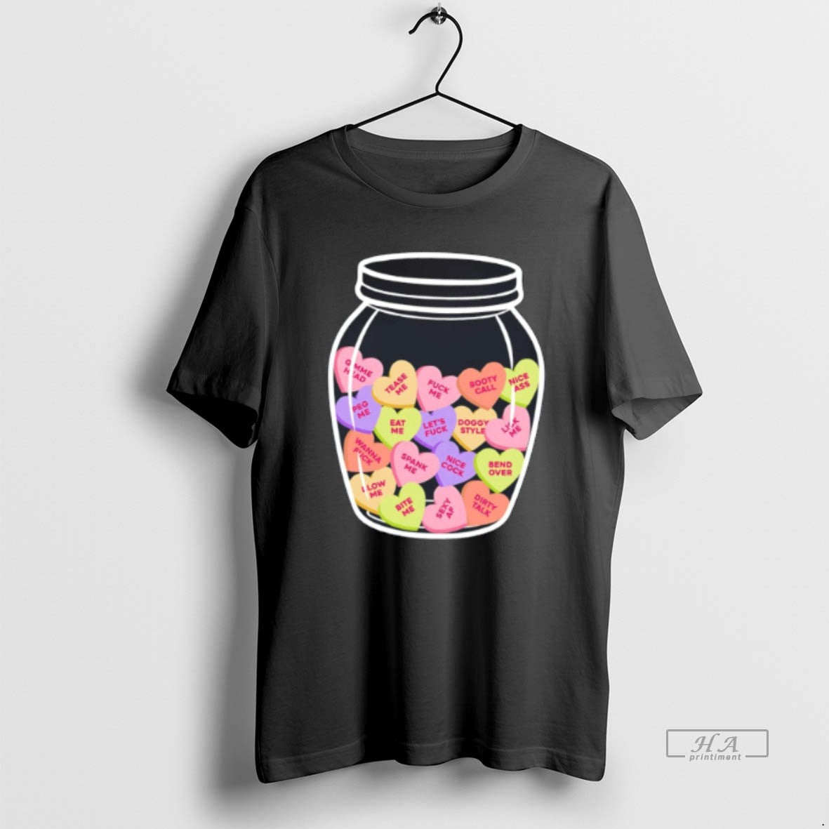 Official Candy Hearts Nsfw Tee