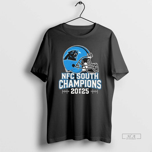 Official Carolina Panthers Nfc South 2025 Champions Helmet