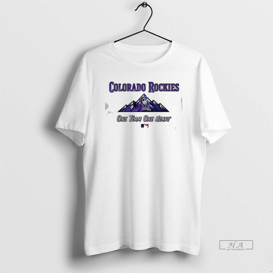 Official Colorado Rockies One Team One Heart Mlb