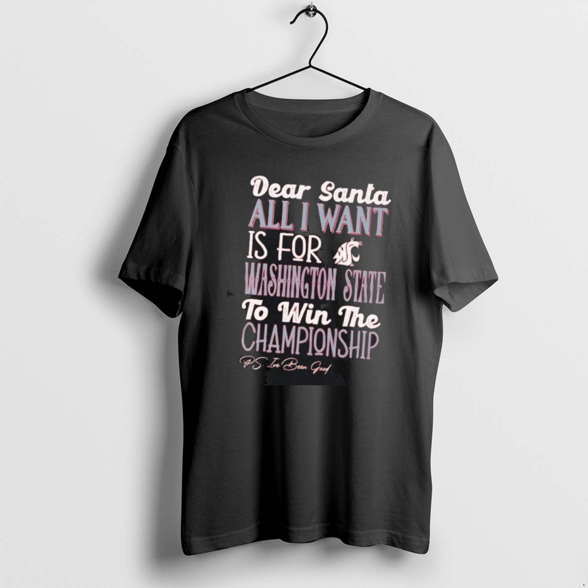 Official Dead Santa All I Want Is For The Washington State Cougars To Win The