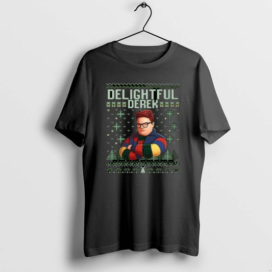 Official Delightful Derek Christmas Circle Black