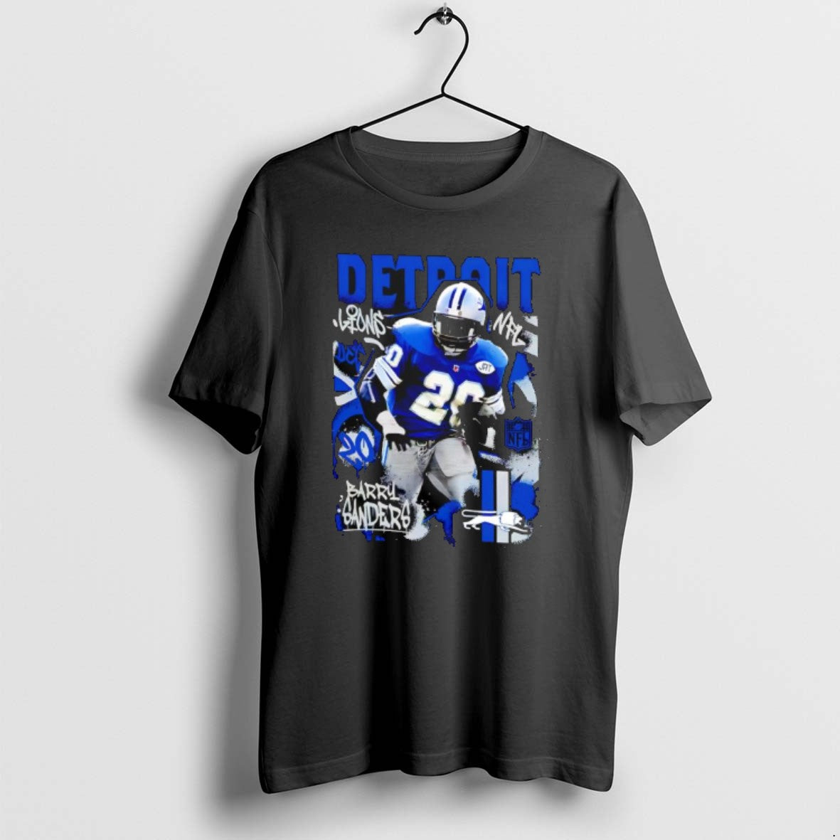 Official Detroit Lions Barry Sanders Star Player