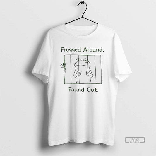Official Frog Frogged Around Found Out Meme