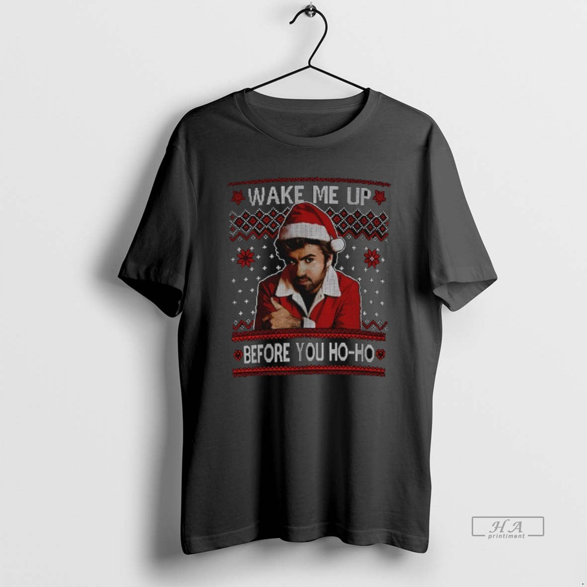 Official George Michael Wake Me Up Before You Ho Ho Ugly Christmas