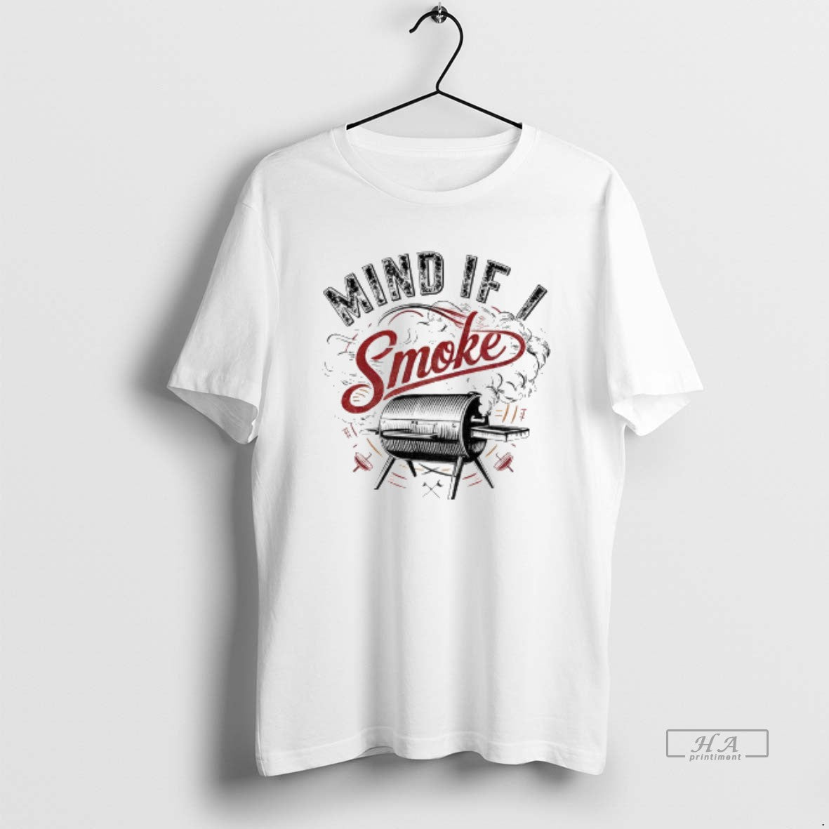 Official Grill Master Smoker Humor Mind If I Smoke Vintage