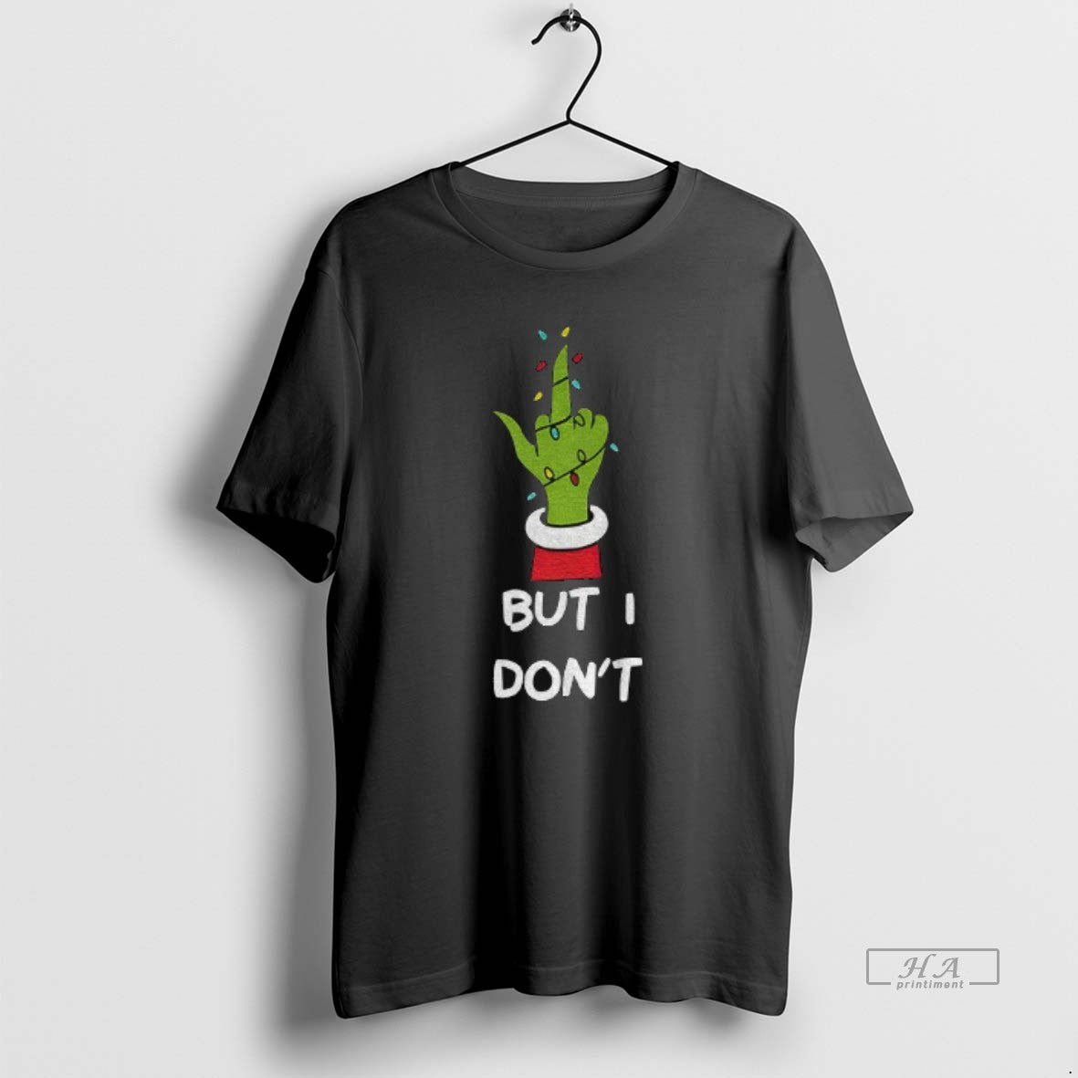 Official Grinch Hands Middle Finger But I Dont Merry Christmas