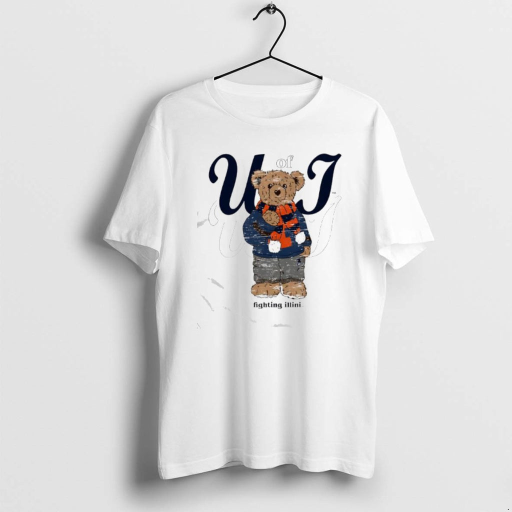Official Illinois Fighting Illini Of Tan Cozy Bear