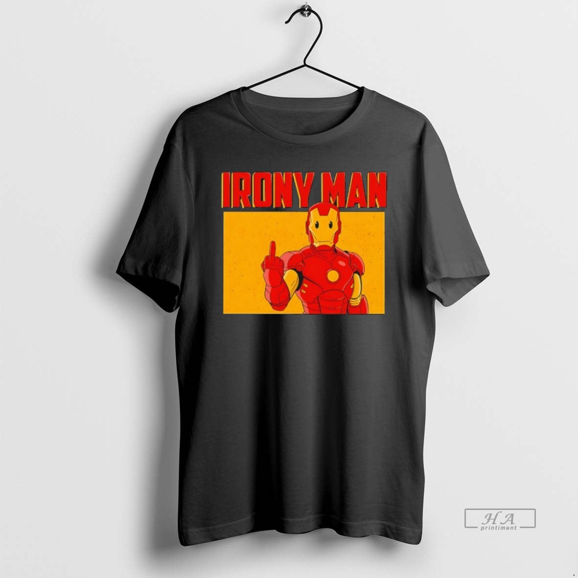 Official Irony Man Middle Finger