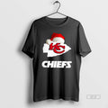 Official Kansas City Chiefs 2025 Santa Hat Logo Football Christmas