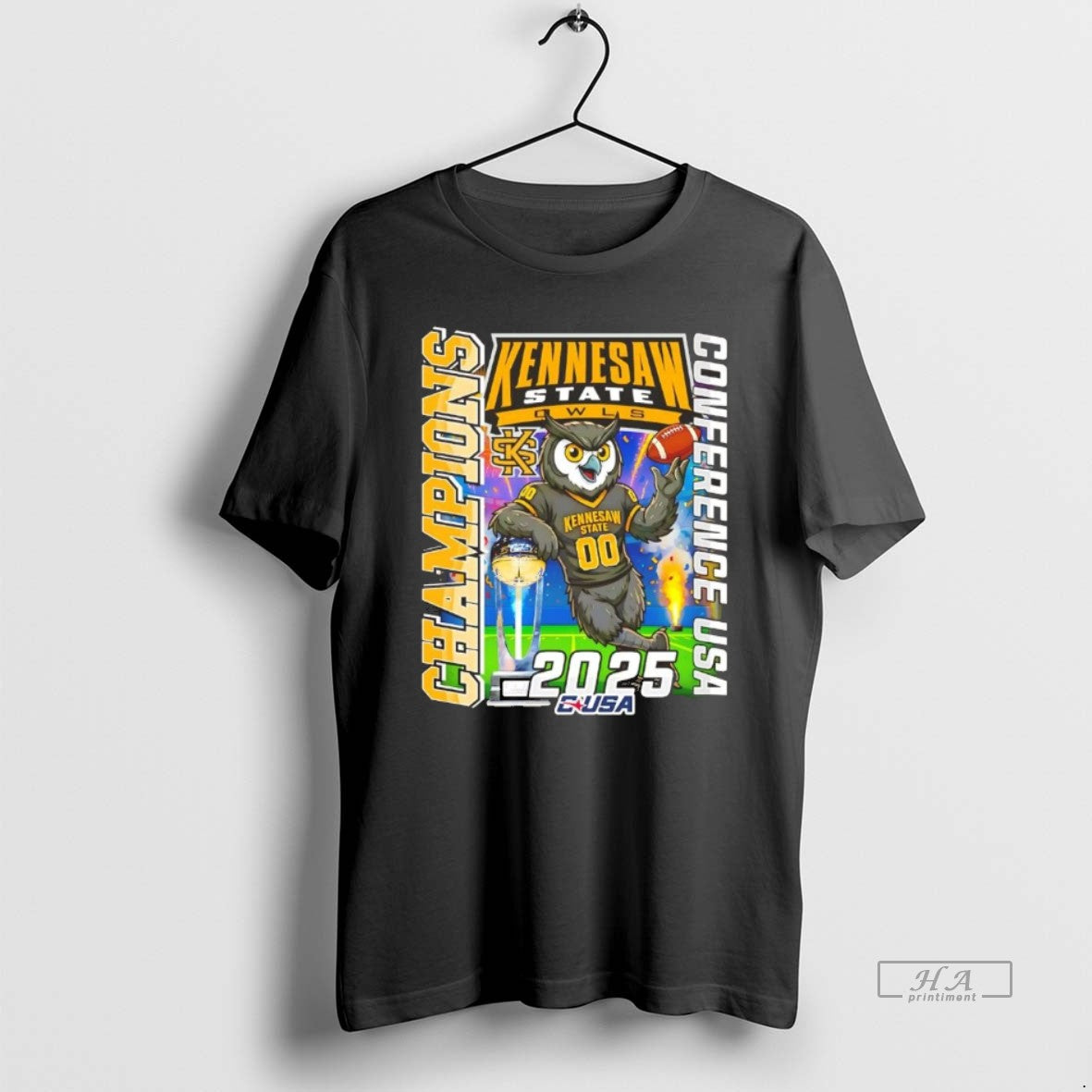 Official Kennesaw State Owls 2025 Conference Usa Champions Chriast