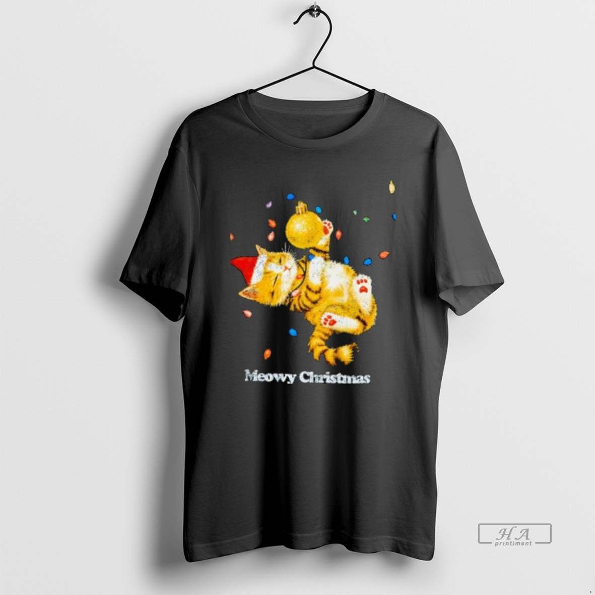 Official Meowy Christmas Lights 2025 Retro